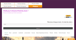Desktop Screenshot of parlez-vousfrancais.com